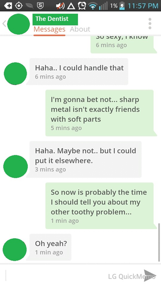 Illustration for article titled Tinder Adventures (Or, as my roommate says, "The Tools of Tinder")